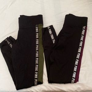 PINK VS cozy leggings size medium